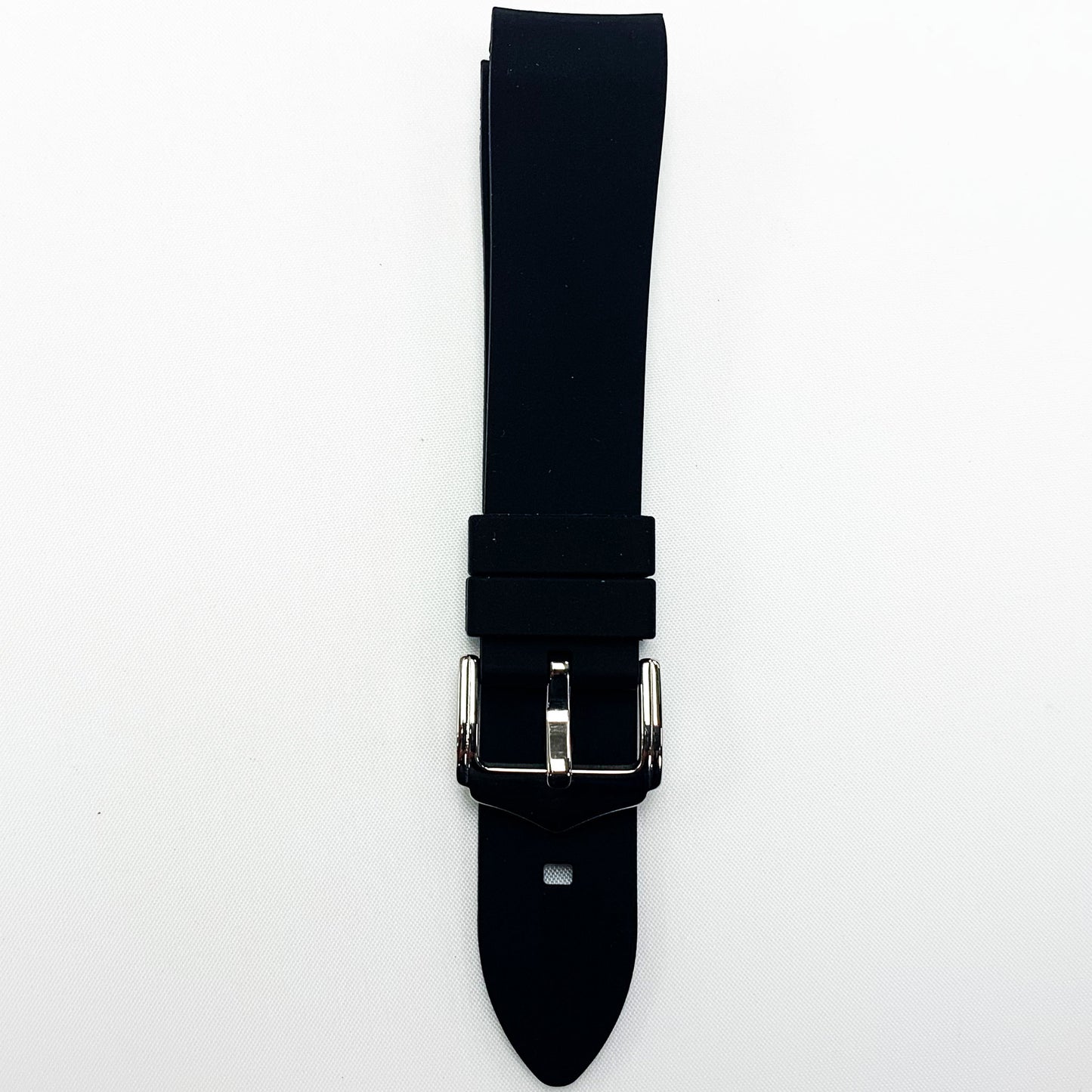 20 MM Special Curve Black Color Silicone Quick Release Regular Size Watch Strap Steel HR - Universal Jewelers & Watch Tools Inc.