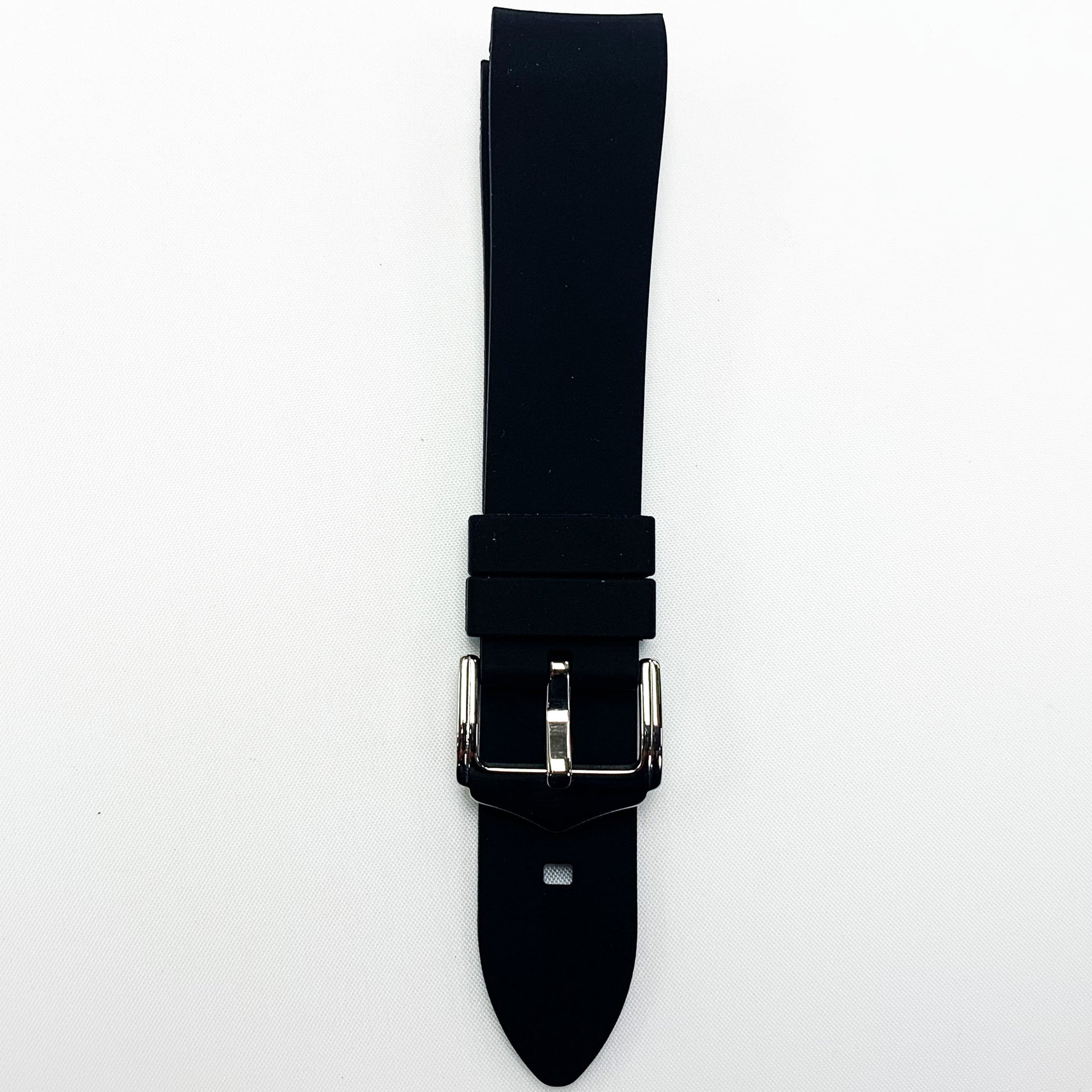 20 MM Special Curve Black Color Silicone Quick Release Regular Size Watch Strap Steel HR - Universal Jewelers & Watch Tools Inc.