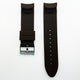 22 MM Silicone Curve Watch Band Coffee Color Quick Release Regular Size Watch Strap Steel HR - Universal Jewelers & Watch Tools Inc.