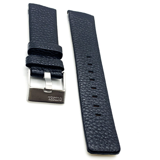 Genuine Leather Watch Band Fits Diesel Watches Black and Brown Watch Band 22 MM to 34 MM - Universal Jewelers & Watch Tools Inc.
