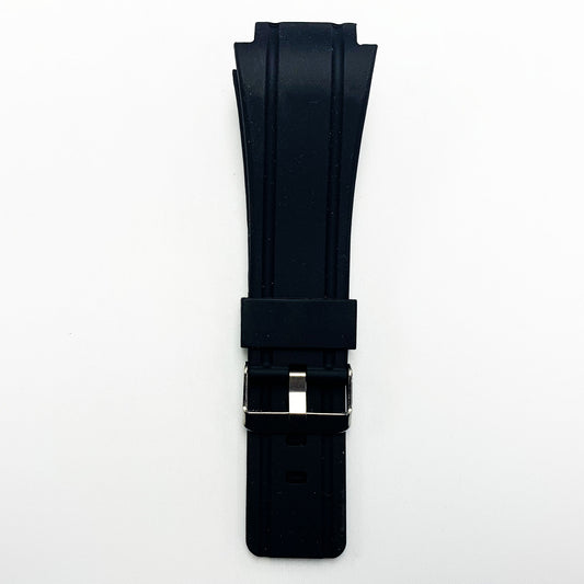 23 MM and 32 MM Silicon Special Fitting Branded Watch Band Black Color Regular Size Watch Strap - Universal Jewelers & Watch Tools Inc.