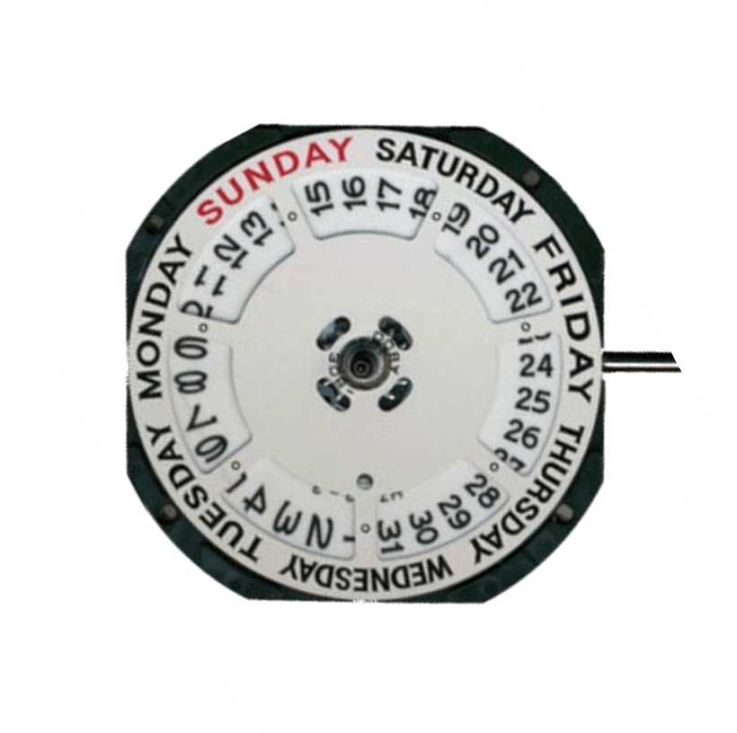 2350 Miyota - Citizen Watch Day and Date Movement Overall Height 5.9mm - Universal Jewelers & Watch Tools Inc.