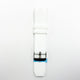 24 MM Silicone Special Double Cut Watch Band White Color Quick Release Regular Size Watch Strap - Universal Jewelers & Watch Tools Inc.