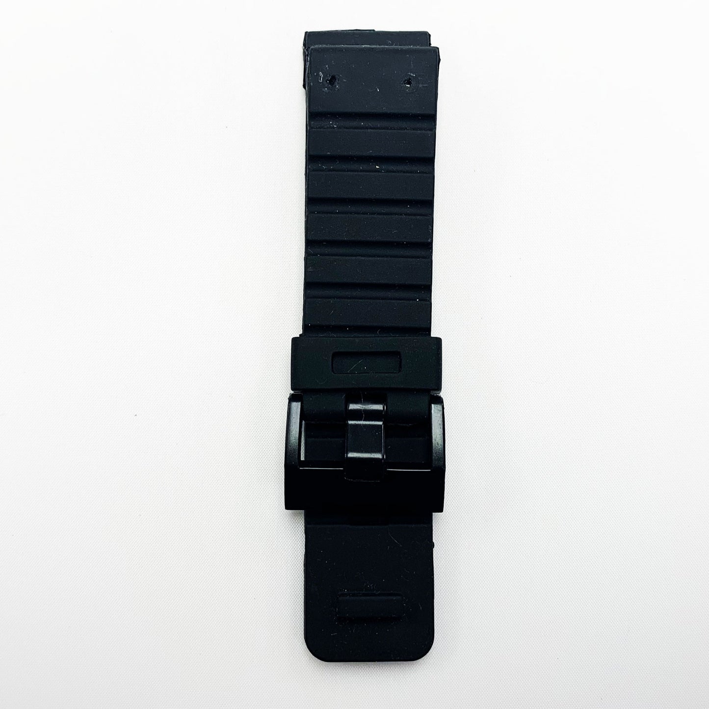 24 MM Silicone Watch Band Black Color Quick Release Regular Size Watch Strap
