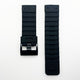 24 MM Silicone Watch Band Black Color Quick Release Regular Size Watch Strap - Universal Jewelers & Watch Tools Inc.