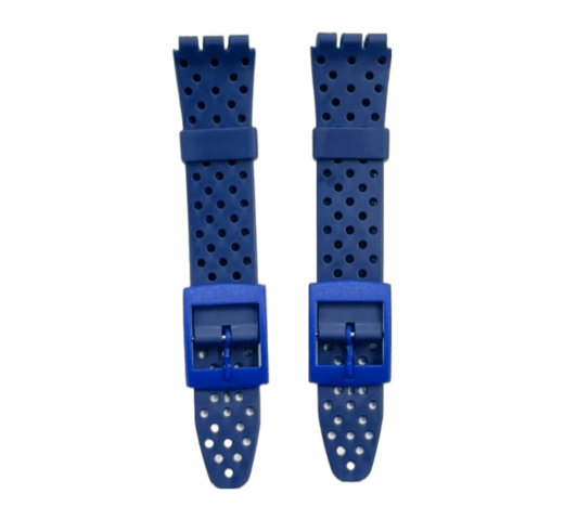 Swatch Replacement Plastic PVC Watch Band Strap with Holes without Pins 17mm - Universal Jewelers & Watch Tools Inc.