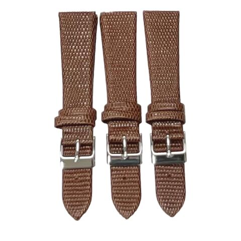 Watch Bands 12 - 24mm Genuine Leather Lizard Grain Best Quality - Universal Jewelers & Watch Tools Inc.