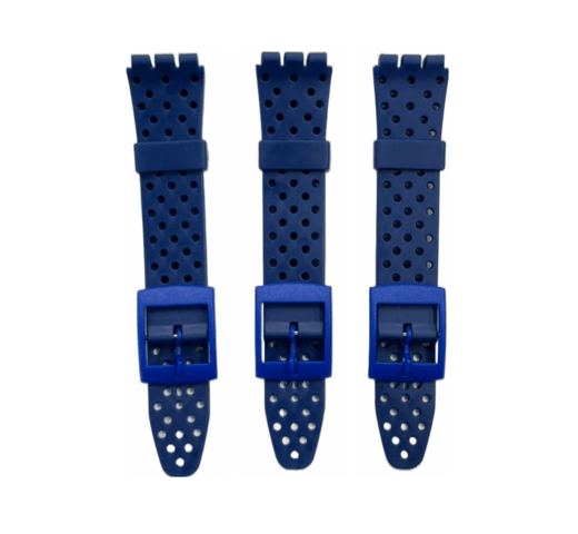 Swatch Replacement Plastic PVC Watch Band Strap with Holes without Pins 17mm - Universal Jewelers & Watch Tools Inc.