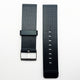 30 MM PVC Textured Watch Band Black Color Quick Release Regular Size Sieko Citizen Watch Strap - Universal Jewelers & Watch Tools Inc.