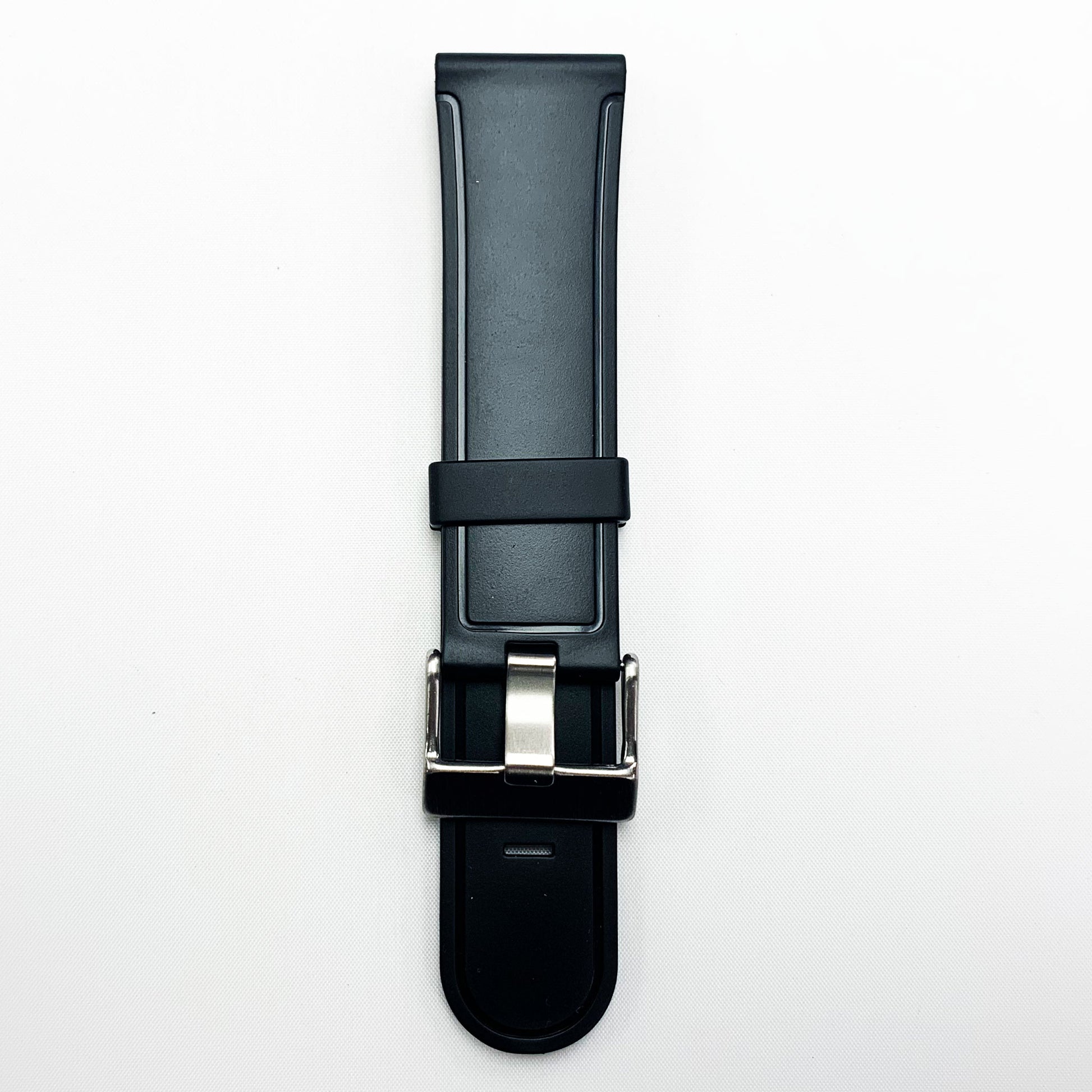 30 MM PVC Wide Prong Watch Band Black Color Quick Release Regular Size Sieko Citizen Watch Strap - Universal Jewelers & Watch Tools Inc.