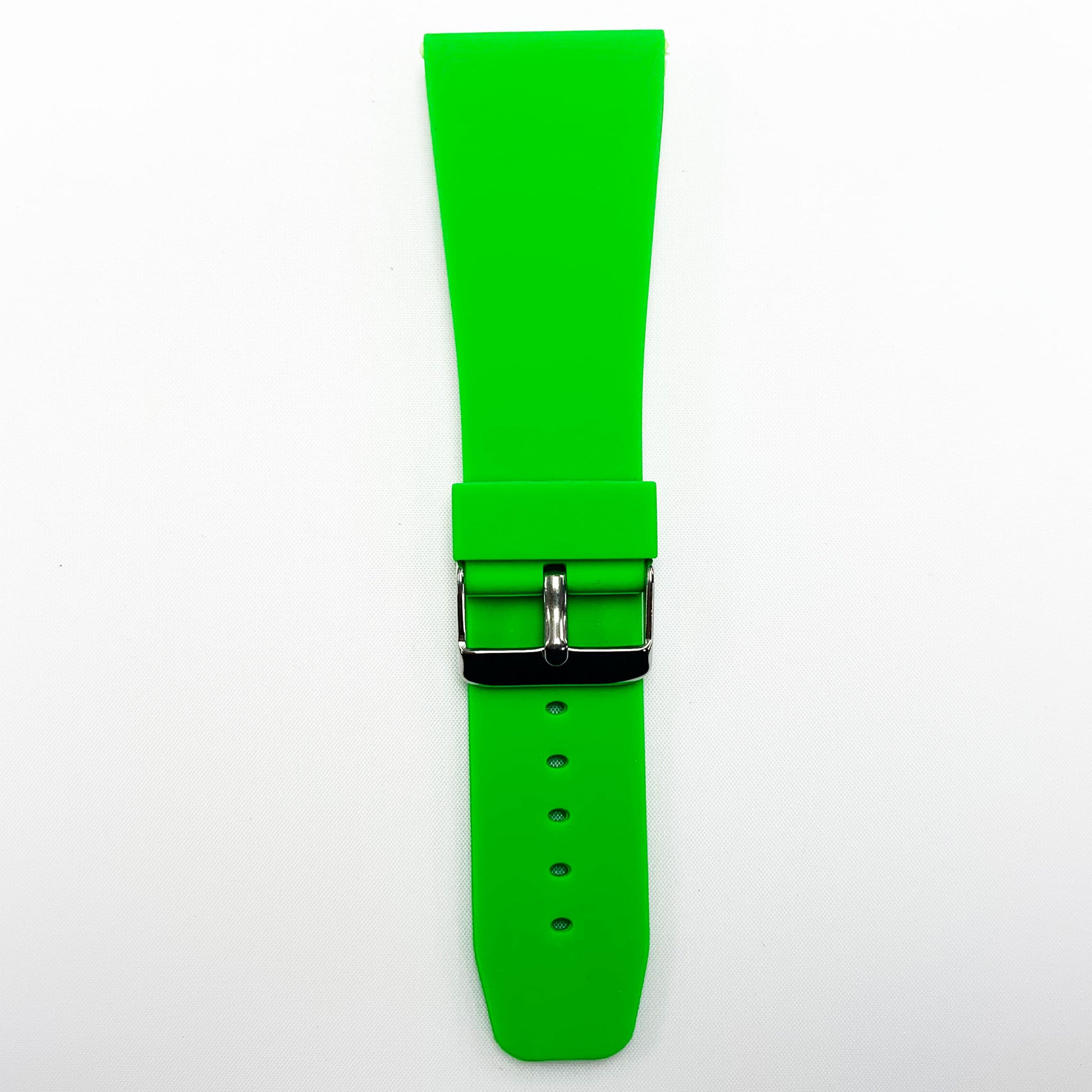 30 MM Silicone Special Watch Band Green Color Quick Release Regular Size Big Watch Strap - Universal Jewelers & Watch Tools Inc.