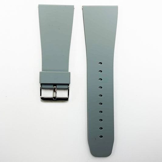 30 MM Silicone Special Watch Band Grey Color Quick Release Regular Size Big Watch Strap - Universal Jewelers & Watch Tools Inc.