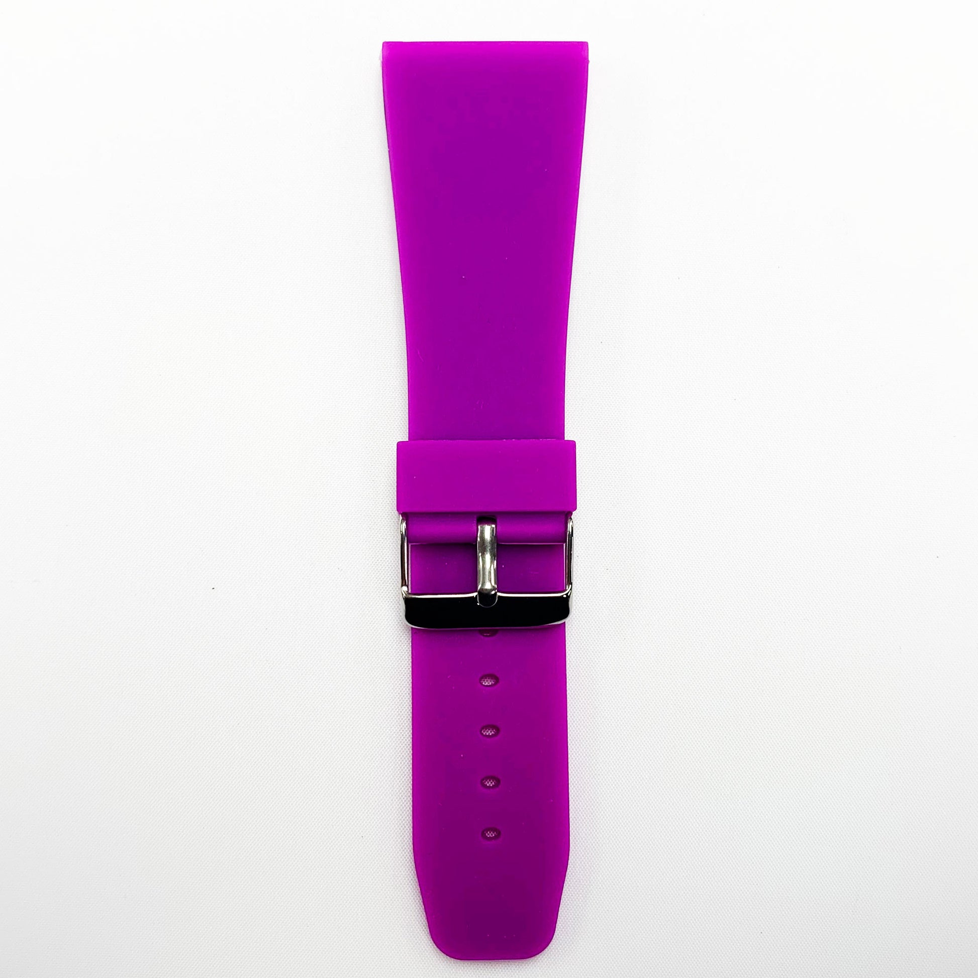 30 MM Silicone Special Watch Band Purple Color Quick Release Regular Size Big Watch Strap - Universal Jewelers & Watch Tools Inc.