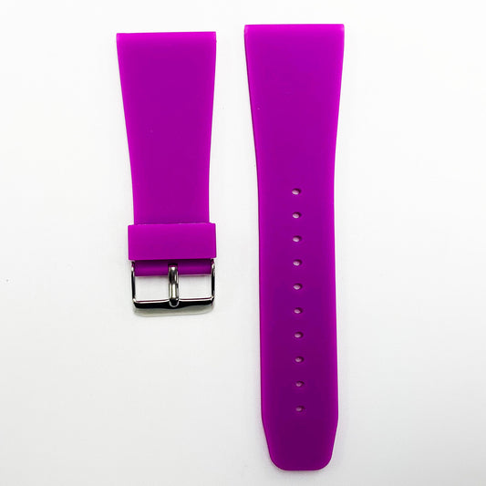 30 MM Silicone Special Watch Band Purple Color Quick Release Regular Size Big Watch Strap - Universal Jewelers & Watch Tools Inc.