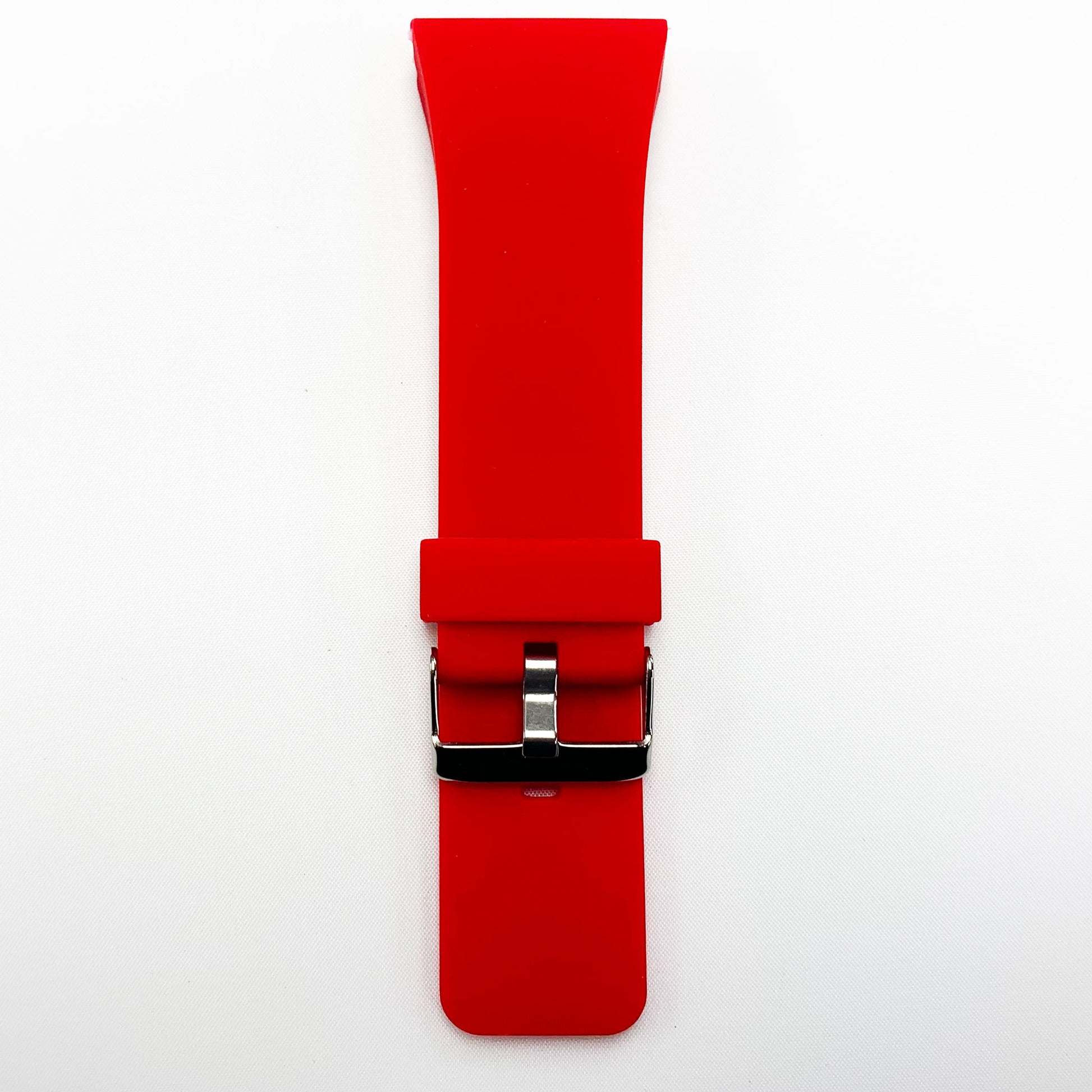 30 MM Silicone Special Watch Band Red Color Quick Release Regular Size Big Watch Strap - Universal Jewelers & Watch Tools Inc.
