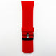 30 MM Silicone Special Watch Band Red Color Quick Release Regular Size Big Watch Strap - Universal Jewelers & Watch Tools Inc.