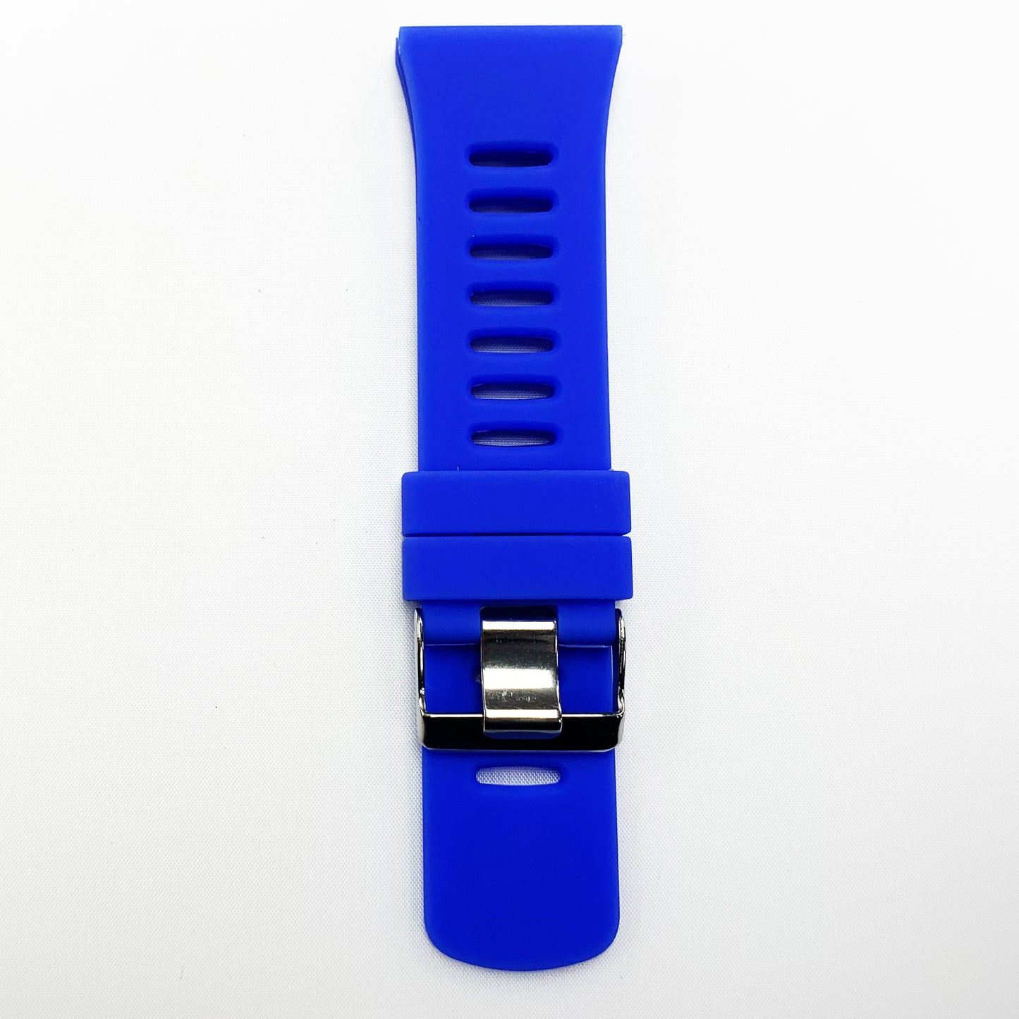 30 MM Silicone Wide Prong Watch Band Blue Color Quick Release Regular Size Big Watch Strap - Universal Jewelers & Watch Tools Inc.