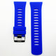 30 MM Silicone Wide Prong Watch Band Blue Color Quick Release Regular Size Big Watch Strap - Universal Jewelers & Watch Tools Inc.