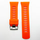 30 MM Silicone Wide Prong Watch Band Orange Color Quick Release Regular Size Big Watch Strap - Universal Jewelers & Watch Tools Inc.