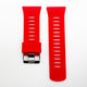 30 MM Silicone Wide Prong Watch Band Red Color Quick Release Regular Size Big Watch Strap - Universal Jewelers & Watch Tools Inc.