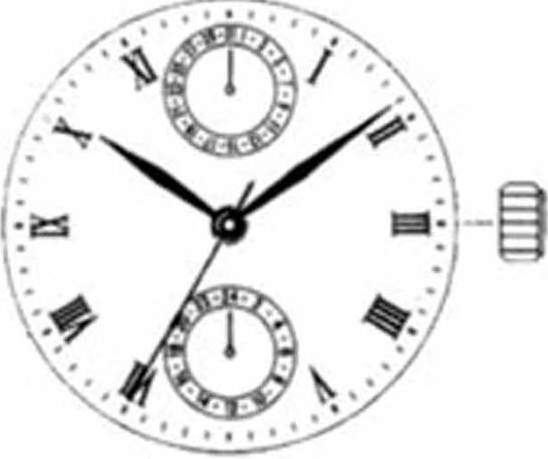 6P23 Date 3 Miyota - Citizen Watch Movement Made in Japan - Universal Jewelers & Watch Tools Inc.
