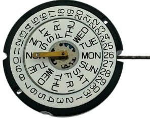 ETA Watch Movement 804.124, Day and Date at 3 Swiss Made - Universal Jewelers & Watch Tools Inc.