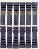 LOT OF 6PCS. PVC BANDS 24MM THICK Fit CASIO, CITIZEN,SEIKO DIVER WATCHES - Universal Jewelers & Watch Tools Inc.