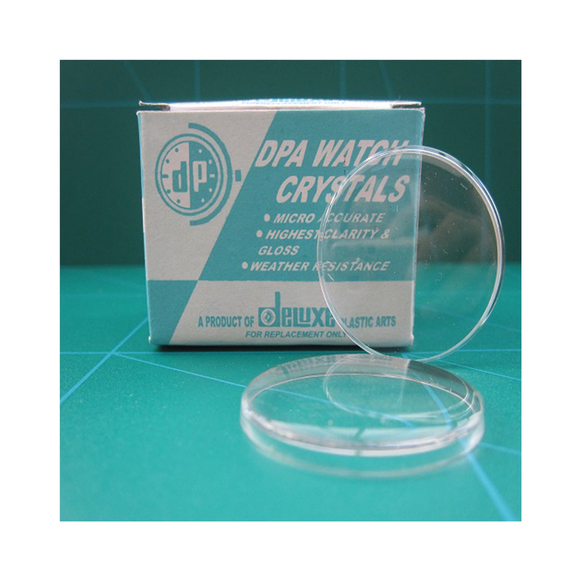 Assortment of 250 Plastic Watch Crystals From 2.30 mm to 27.6 mm Sizes 10 Pc Per Size - Universal Jewelers & Watch Tools Inc.