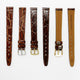 Crocodile Watch Grain Strap For Men and Women 12 MM Band Brown Color, Regular Size, Watch Band Replacement - Universal Jewelers & Watch Tools Inc.