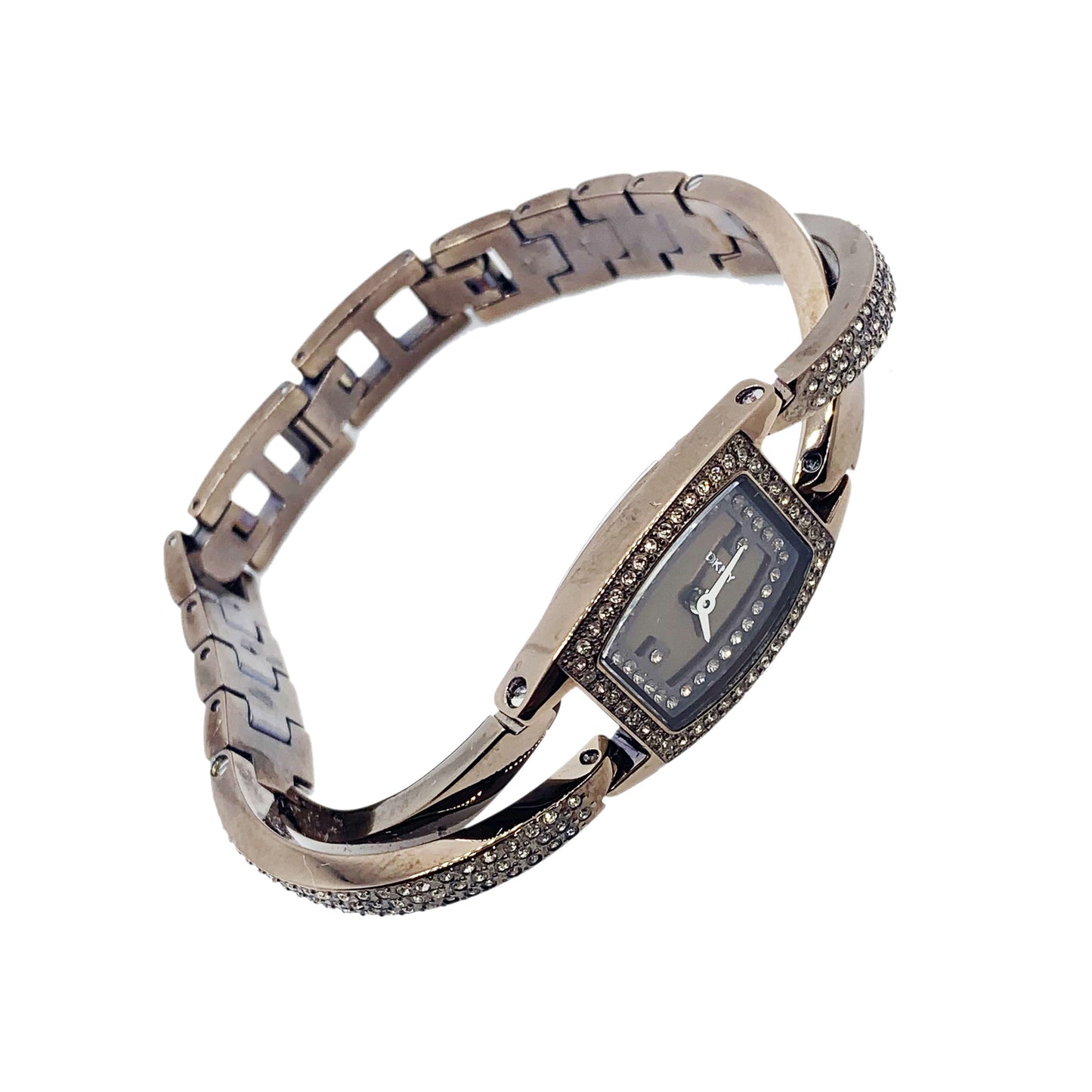 DKNY Brown Ladies Watch with Topaz Crystal Accents and Stainless Steel Bracelet NY4287 - Universal Jewelers & Watch Tools Inc.