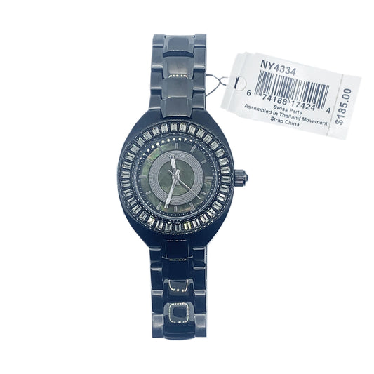 DKNY Chrome Black Color Ladies Stainless Steel Watch NY4334 - Universal Jewelers & Watch Tools Inc.