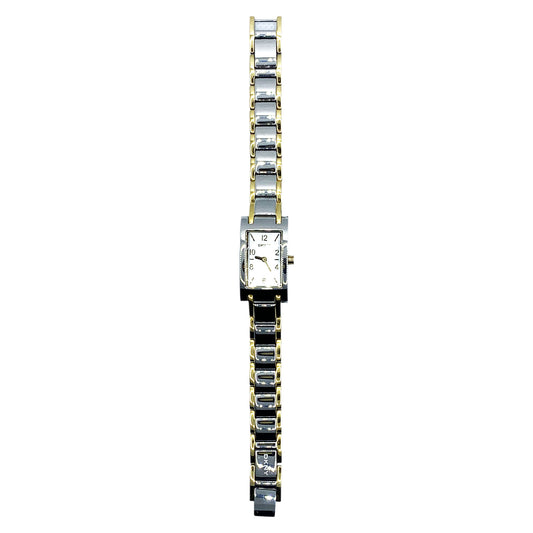 DKNY Double Tone Silver and Gold Ladies Dress Watch NY 3604 - Universal Jewelers & Watch Tools Inc.