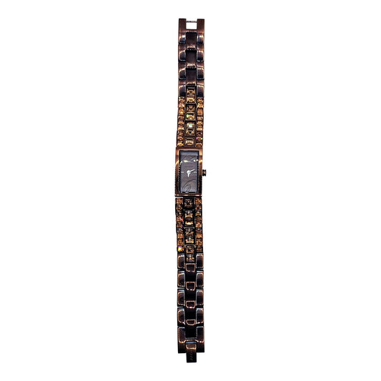 DKNY Ladies Bracelet Crystal Copper Dress Watch NY 3973 - Universal Jewelers & Watch Tools Inc.