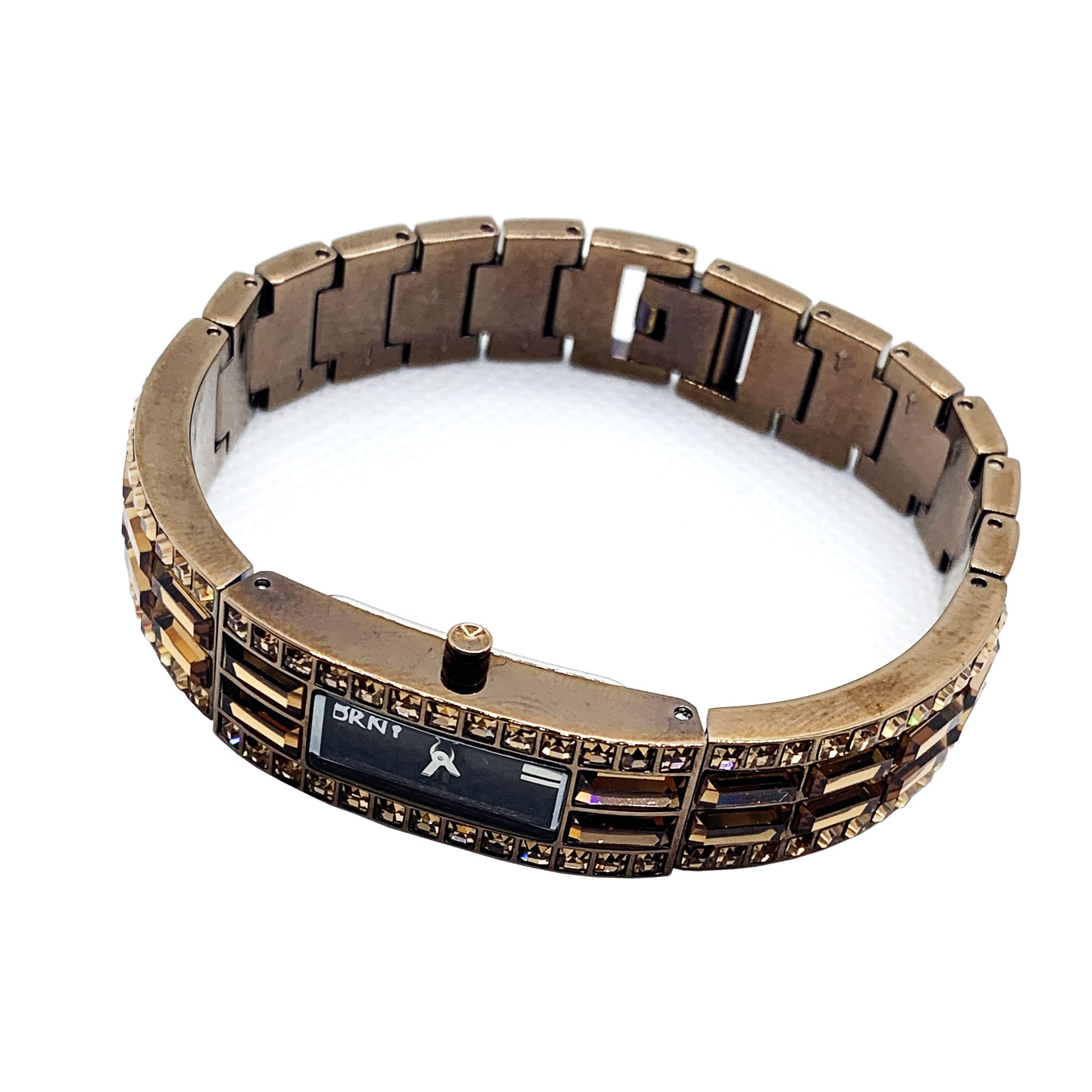 DKNY Ladies Bracelet Crystal Copper Watch NY 3898 - Universal Jewelers & Watch Tools Inc.