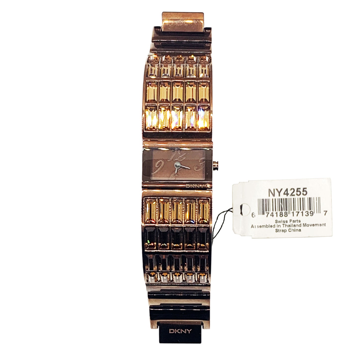 DKNY Ladies Rose Gold Wrist Watch Brown NY4255 - Universal Jewelers & Watch Tools Inc.