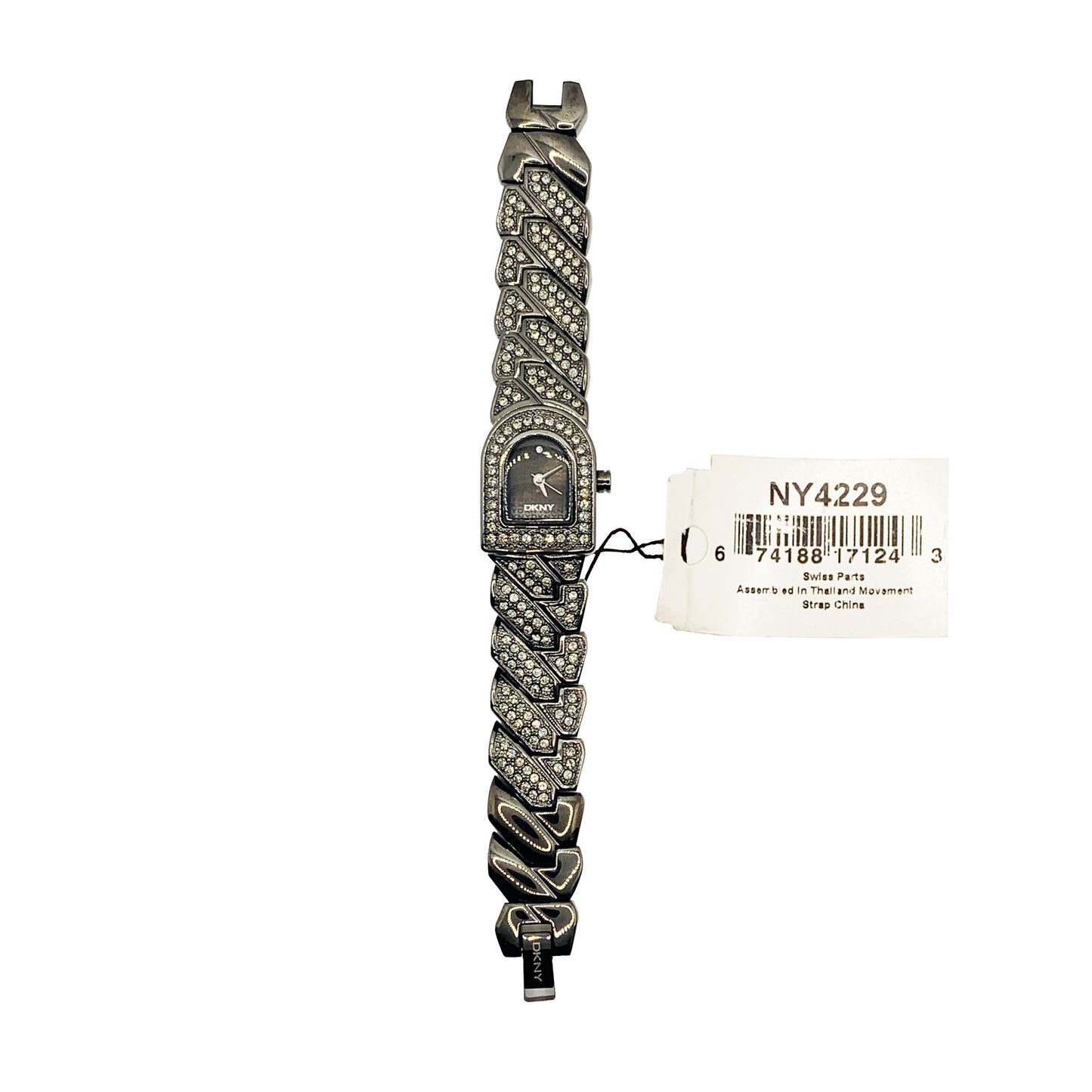 DKNY Ladies Stone Set Bracelet Watch Crystal Collection NY4229 - Universal Jewelers & Watch Tools Inc.