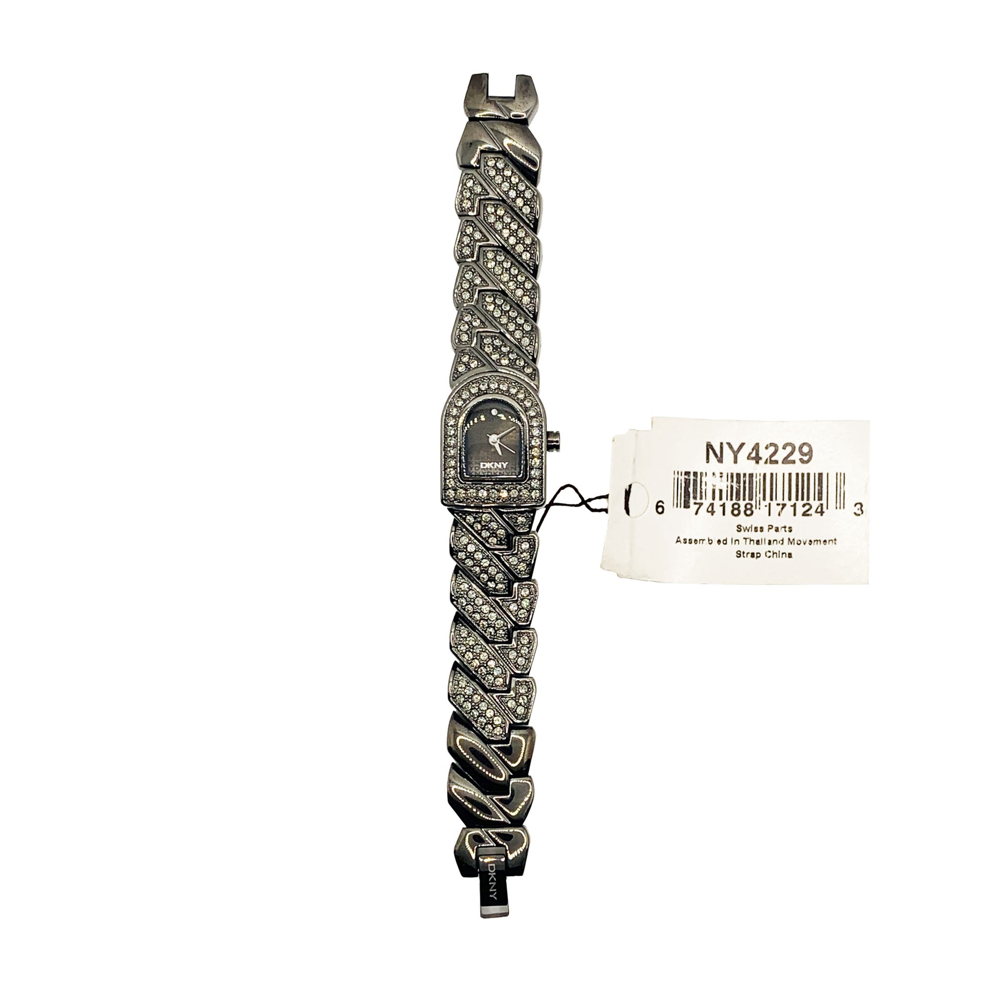 DKNY Ladies Stone Set Bracelet Watch Crystal Collection NY4229 - Universal Jewelers & Watch Tools Inc.