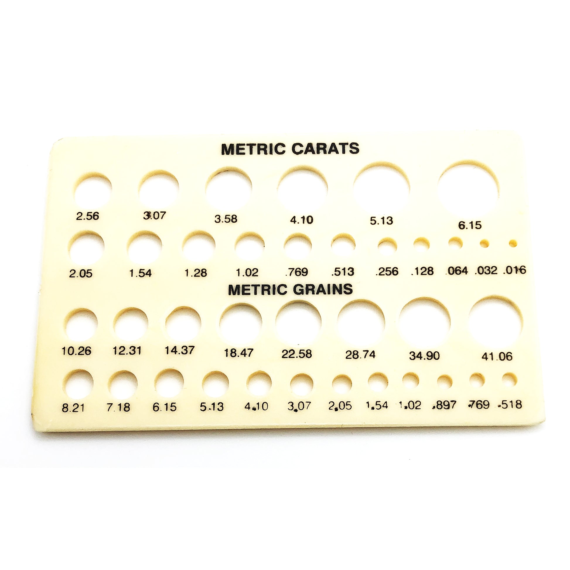Diamond and Pearl Gauge Plastic - Universal Jewelers & Watch Tools Inc.