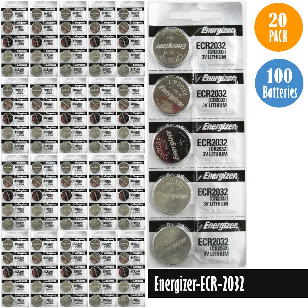 Energizer ECR2032 Watch Battery Replacement, 1 Pack of 5 batteries, CR2032 - Universal Jewelers & Watch Tools Inc.