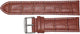 Genuine Leather Watch Band 16 - 26mm Padded Alligator Grain Stitched Black, Brown and Light Brown - Universal Jewelers & Watch Tools Inc.