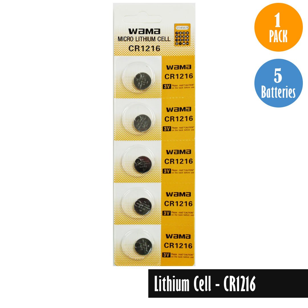 Lithium Cell-CR1216, Battery and Watch Parts, Available for bulk order