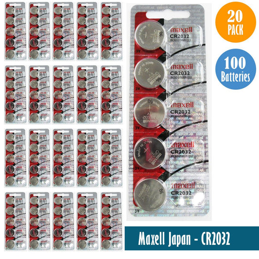 Maxell Japan - CR2032 Watch Batteries Single Pack of 5 Batteries - Universal Jewelers & Watch Tools Inc.