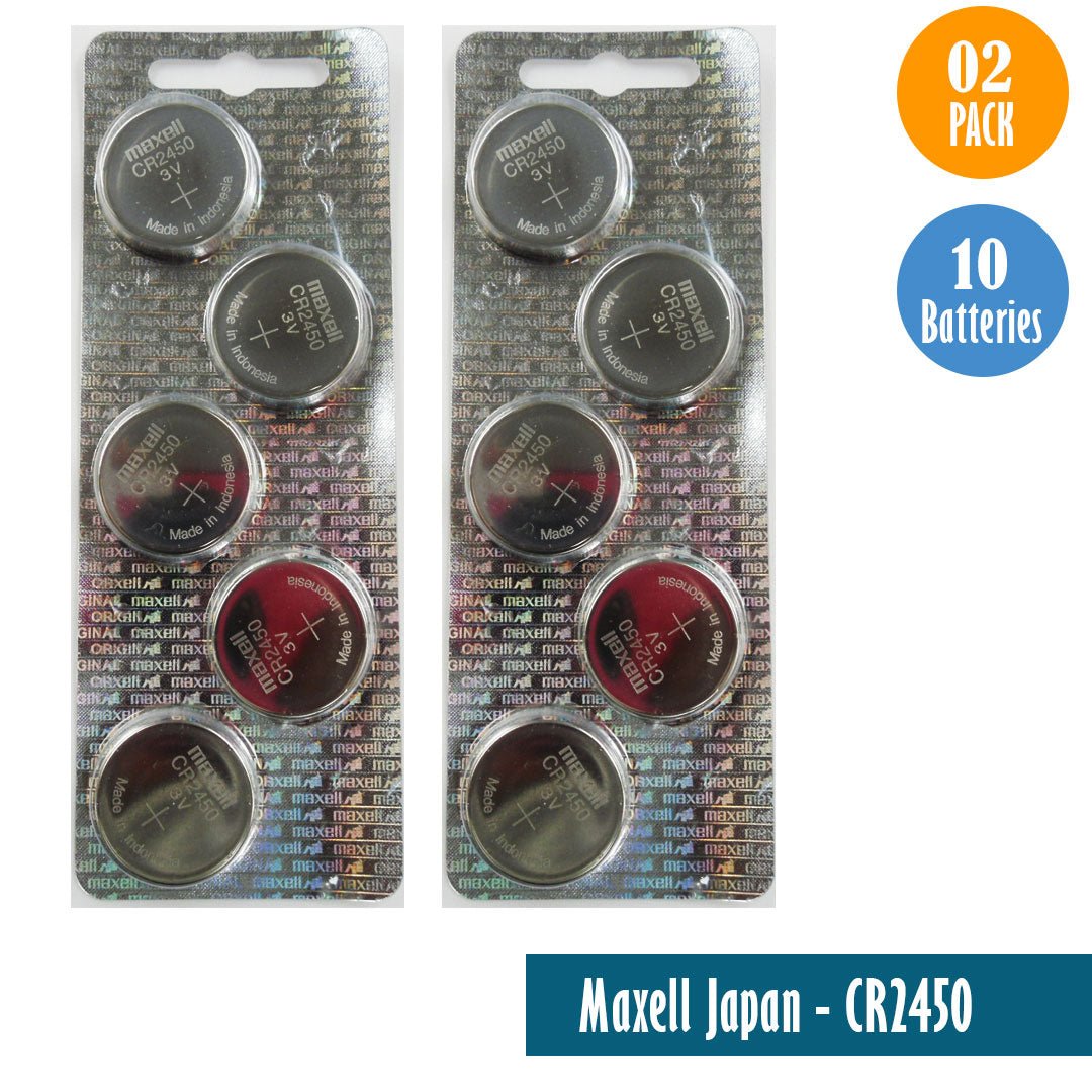 Maxell Japan - CR2450 Watch Batteries Single Battery - Universal Jewelers & Watch Tools Inc.