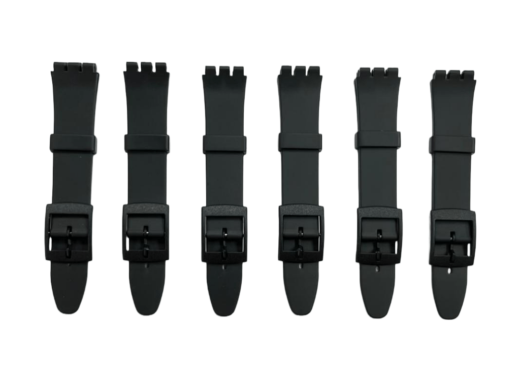 Flexible Replacement Plastic PVC Watch Band Plain Flat without Pins 17mm - Universal Jewelers & Watch Tools Inc.