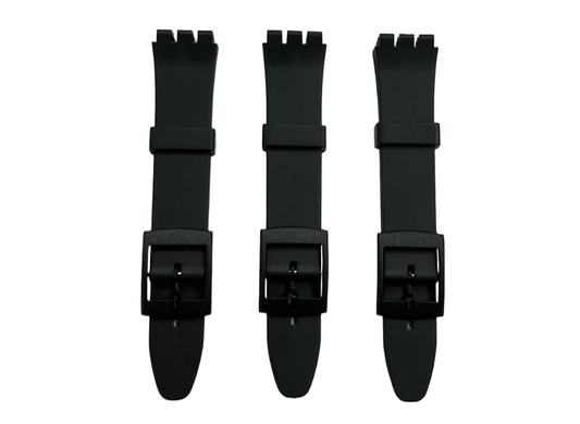 Flexible Replacement Plastic PVC Watch Band Plain Flat without Pins 17mm - Universal Jewelers & Watch Tools Inc.