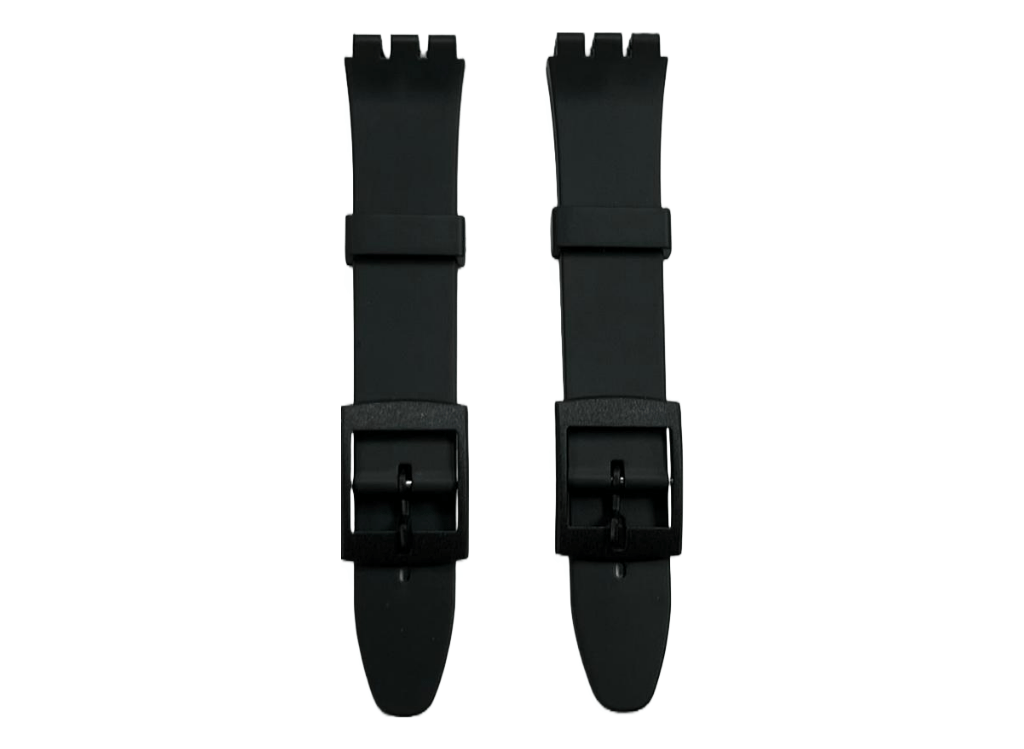 Flexible Replacement Plastic PVC Watch Band Plain Flat without Pins 17mm - Universal Jewelers & Watch Tools Inc.