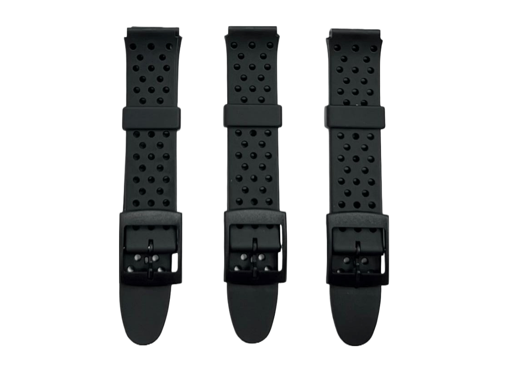 Flexible Replacement Plastic PVC Watch Band with Holes without Pins 17mm - Universal Jewelers & Watch Tools Inc.