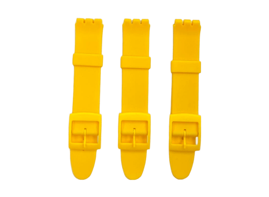 Swatch Replacement Plastic PVC Watch Band Flat Plain without Pins 17mm - Universal Jewelers & Watch Tools Inc.