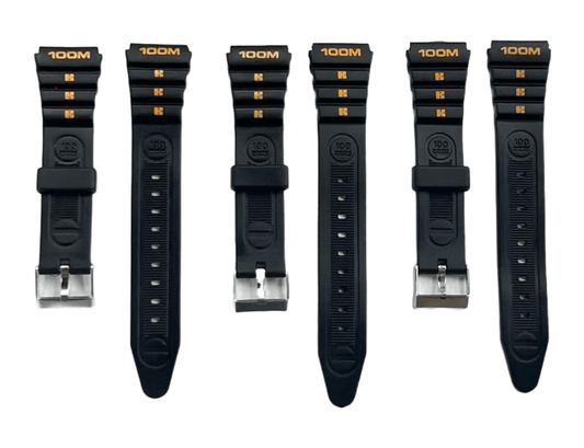 PVC Sport Watch Band 14MM,19MM,19MMXXL Fits Timex,Casio and Others - Universal Jewelers & Watch Tools Inc.