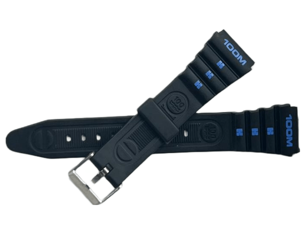 Water Resistant PVC Sport Watch Band 18MM Fits Timex, Casio and Others - Universal Jewelers & Watch Tools Inc.